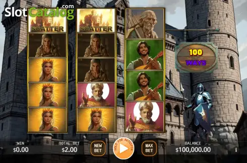 Οθόνη2. Medieval Riches Fusion Reels Κουλοχέρης