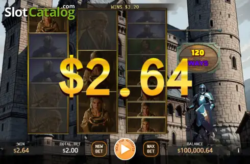 Οθόνη3. Medieval Riches Fusion Reels Κουλοχέρης