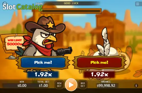 Οθόνη3. Mad West Chicken Κουλοχέρης