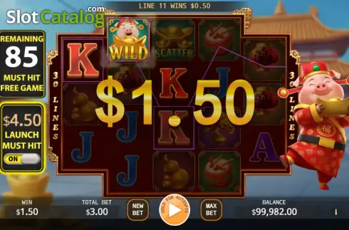 Οθόνη3. Fortune Pig VIP Κουλοχέρης 
