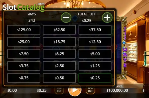Οθόνη2. Jewel Thief (KA Gaming) Κουλοχέρης