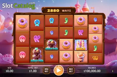 Οθόνη2. Sweetie Party Fusion Reels Κουλοχέρης