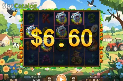 Οθόνη3. Bonkers Chicken Lock 2 Spin Κουλοχέρης 