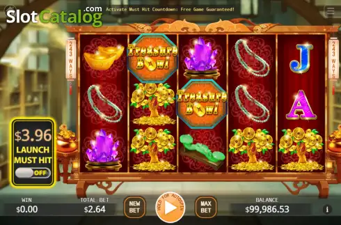 Οθόνη2. Treasure Bowl VIP Κουλοχέρης