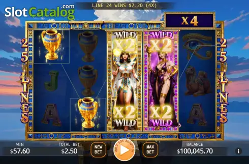 Οθόνη3. Egyptian Goddess (KA Gaming) Κουλοχέρης