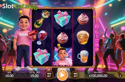 Οθόνη2. Big Boss Party Lock 2 Spin Κουλοχέρης 