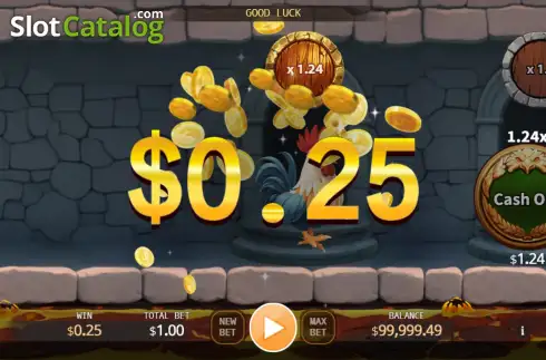 Οθόνη3. Chicken Quest Κουλοχέρης