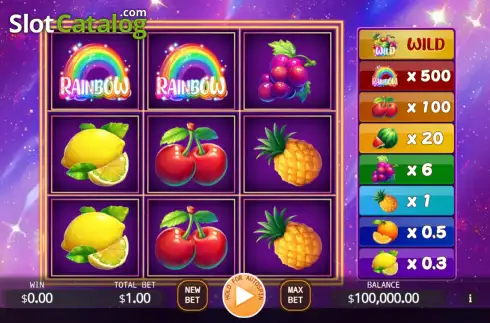 Οθόνη2. Rainbow Fruit Scratch Κουλοχέρης