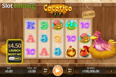 Οθόνη2. Cocorico VIP Κουλοχέρης 