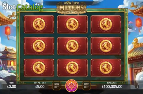 Οθόνη2. Lucky's Millions Scratch Κουλοχέρης