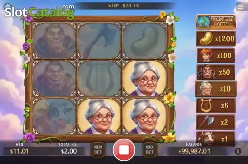 Οθόνη3. Golden Beans Scratch Κουλοχέρης