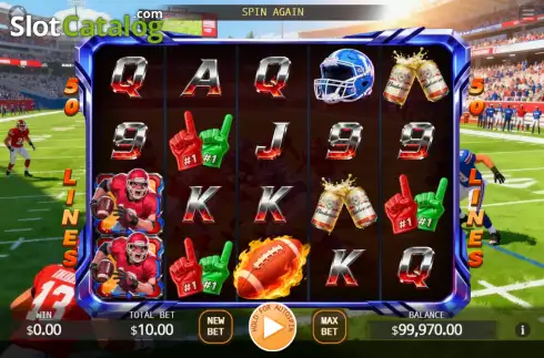 Οθόνη2. Gridiron Clash Lock 2 Spin Κουλοχέρης