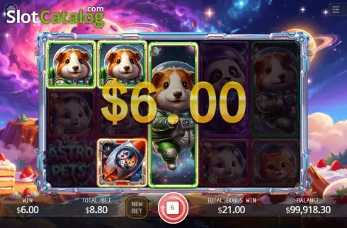 Οθόνη3. Astro Pets Lock 2 Spin Κουλοχέρης