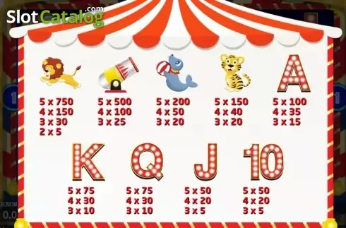 Οθόνη5. Crazy Circus (KA Gaming) Κουλοχέρης