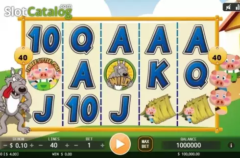 Οθόνη2. Three Little Pigs (KA Gaming) Κουλοχέρης 