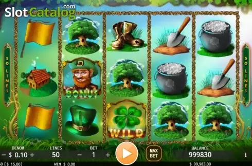 Οθόνη3. Leprechauns Κουλοχέρης 