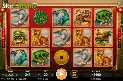 Οθόνη2. Legend of Dragons Κουλοχέρης