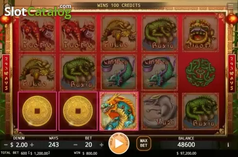 Οθόνη3. Legend of Dragons Κουλοχέρης