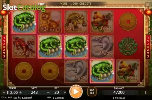 Οθόνη4. Legend of Dragons Κουλοχέρης