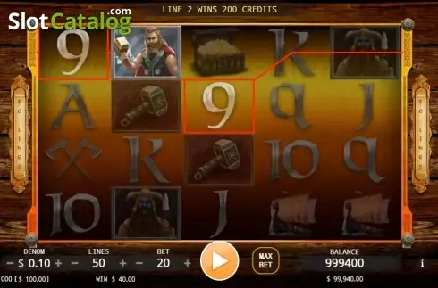 Οθόνη3. Age of Vikings (KA Gaming) Κουλοχέρης