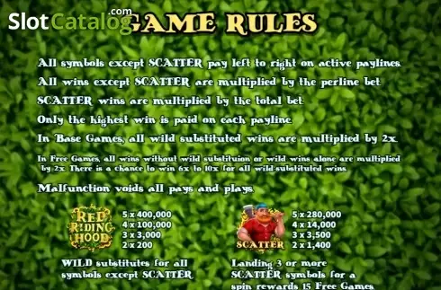Οθόνη4. Red Riding Hood (KA Gaming) Κουλοχέρης 
