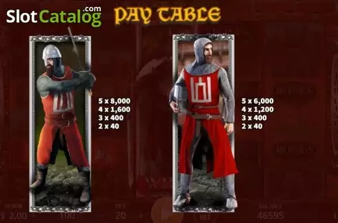 Οθόνη5. Medieval Knights Κουλοχέρης