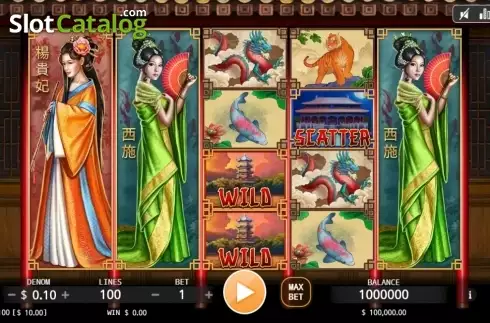 Οθόνη2. Four Beauties ( KA GAMING) Κουλοχέρης
