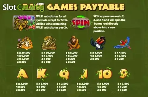 Οθόνη5. Jungle (KA Gaming) Κουλοχέρης