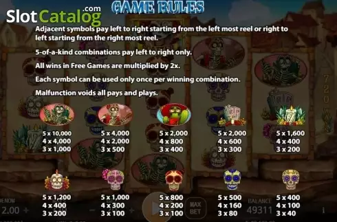 Οθόνη4. Dia De Muertos (KA Gaming) Κουλοχέρης