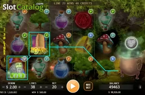 Οθόνη3. Wizardry (KA Gaming) Κουλοχέρης