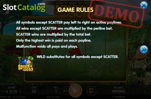 Οθόνη6. Land of Gold (KA Gaming) Κουλοχέρης