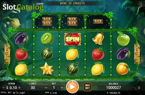 Οθόνη7. Fruit Party (KA Gaming) Κουλοχέρης