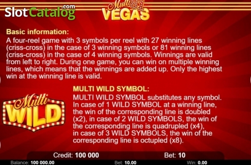 Οθόνη8. Multi Vegas 81 Κουλοχέρης