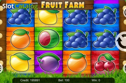 Οθόνη2. Fruit Farm (Kajot Games) Κουλοχέρης