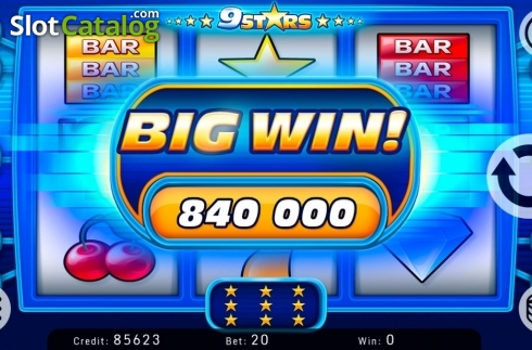 Οθόνη3. Nine Stars (Kajot Games) Κουλοχέρης
