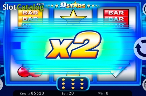 Οθόνη4. Nine Stars (Kajot Games) Κουλοχέρης