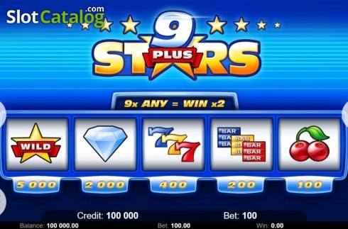 Οθόνη5. Nine Stars (Kajot Games) Κουλοχέρης