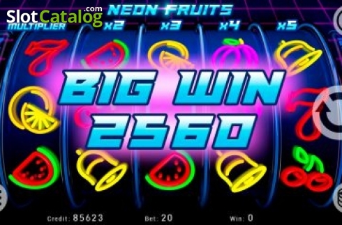 Οθόνη3. Neon Fruits (Kajot Games) Κουλοχέρης 