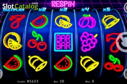 Οθόνη4. Neon Fruits (Kajot Games) Κουλοχέρης 