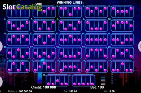 Οθόνη8. Neon Fruits (Kajot Games) Κουλοχέρης 