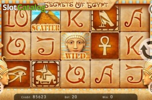Οθόνη3. Secrets of Egypt (Kajot Games) Κουλοχέρης