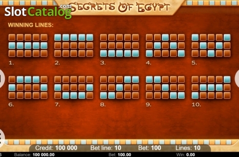 Οθόνη9. Secrets of Egypt (Kajot Games) Κουλοχέρης