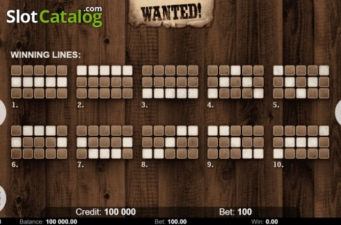 Οθόνη9. Wanted (Kajot Games) Κουλοχέρης