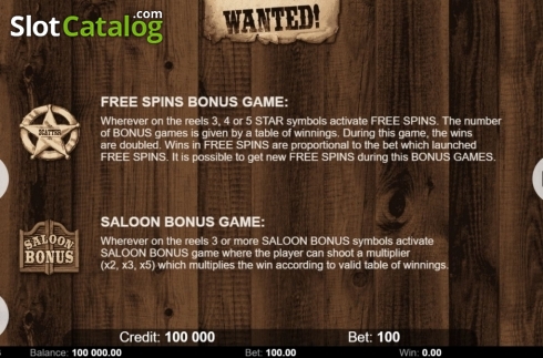 Οθόνη8. Wanted (Kajot Games) Κουλοχέρης
