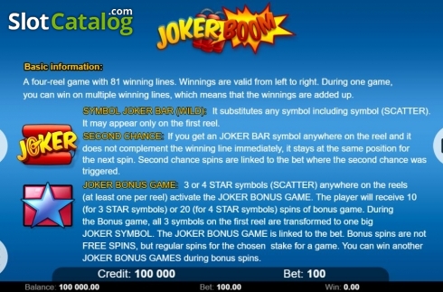 Οθόνη7. Joker Boom Κουλοχέρης 