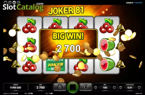Οθόνη5. Joker 81 Κουλοχέρης 