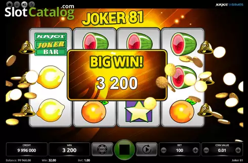Οθόνη6. Joker 81 Κουλοχέρης 