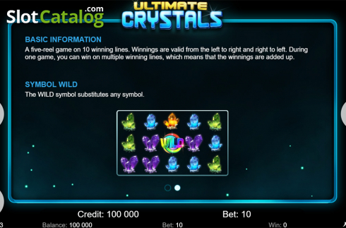 Οθόνη8. Ultimate Crystals Κουλοχέρης