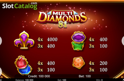 Οθόνη8. Multi Diamonds 81 Κουλοχέρης