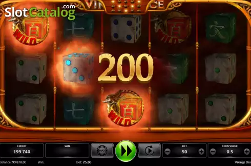 Οθόνη3. Vikings Dice Κουλοχέρης